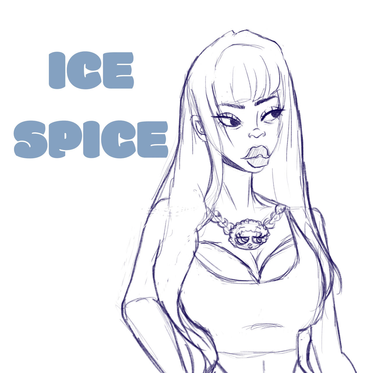 Ice spice sketch by selfharmonydev on