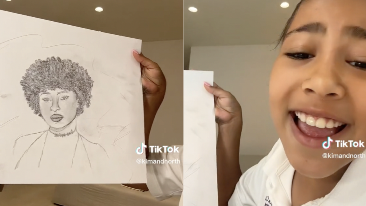 North wests drawing of ice spice is going viral