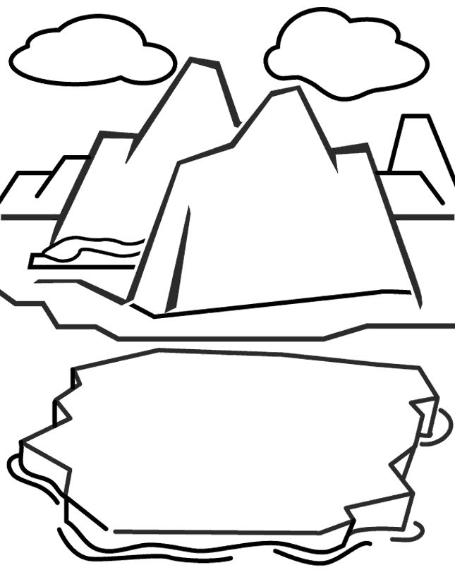 Clipart iceberg cliparts co free coloring pages coloring pages bear coloring pages