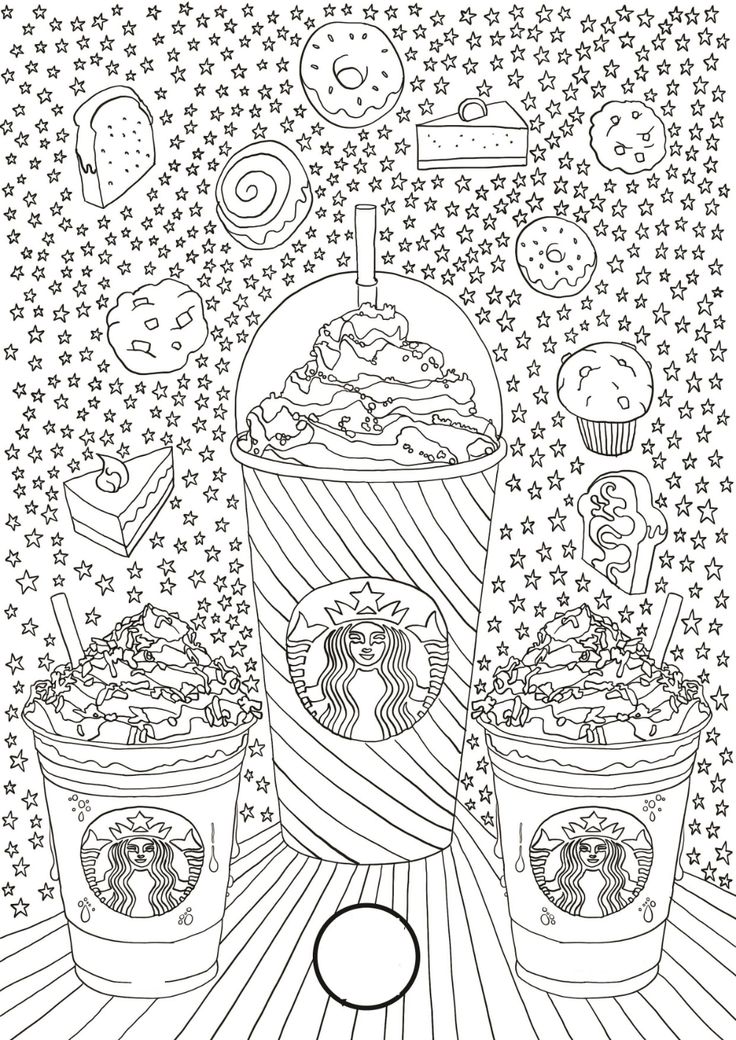 Starbucks coloring page k worksheets coloring pages cute coloring pages free adult coloring pages