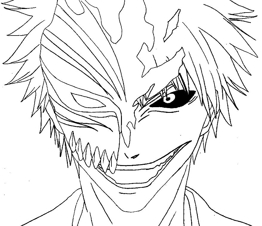 Ichigo coloring pages printable for free download