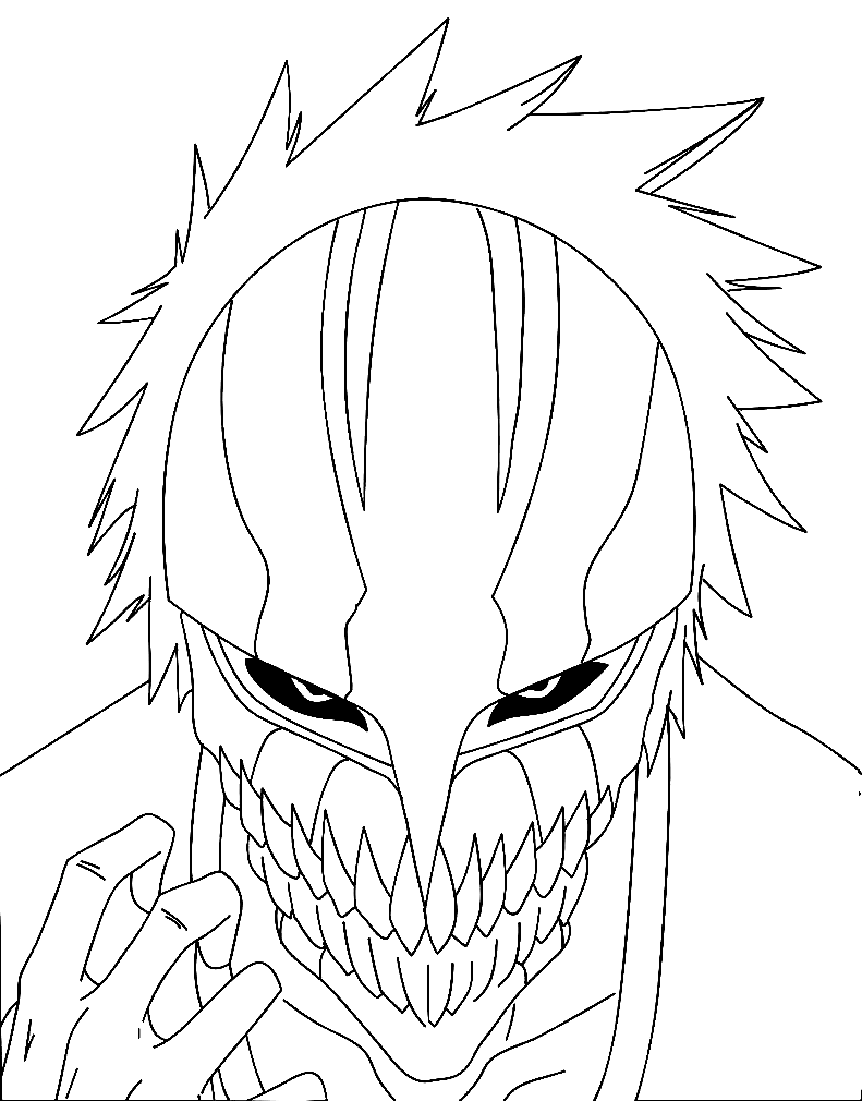 Ichigo coloring pages printable for free download