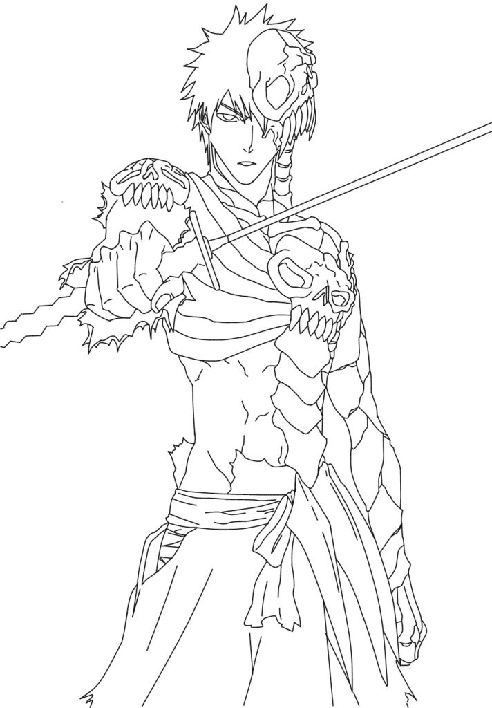 Ichigo coloring pages printable for free download