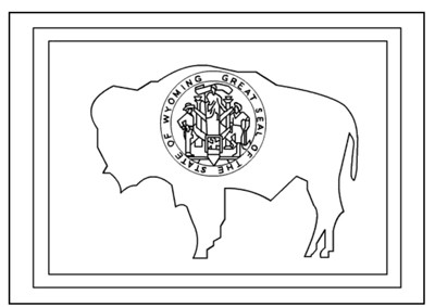 Idaho state flag outline