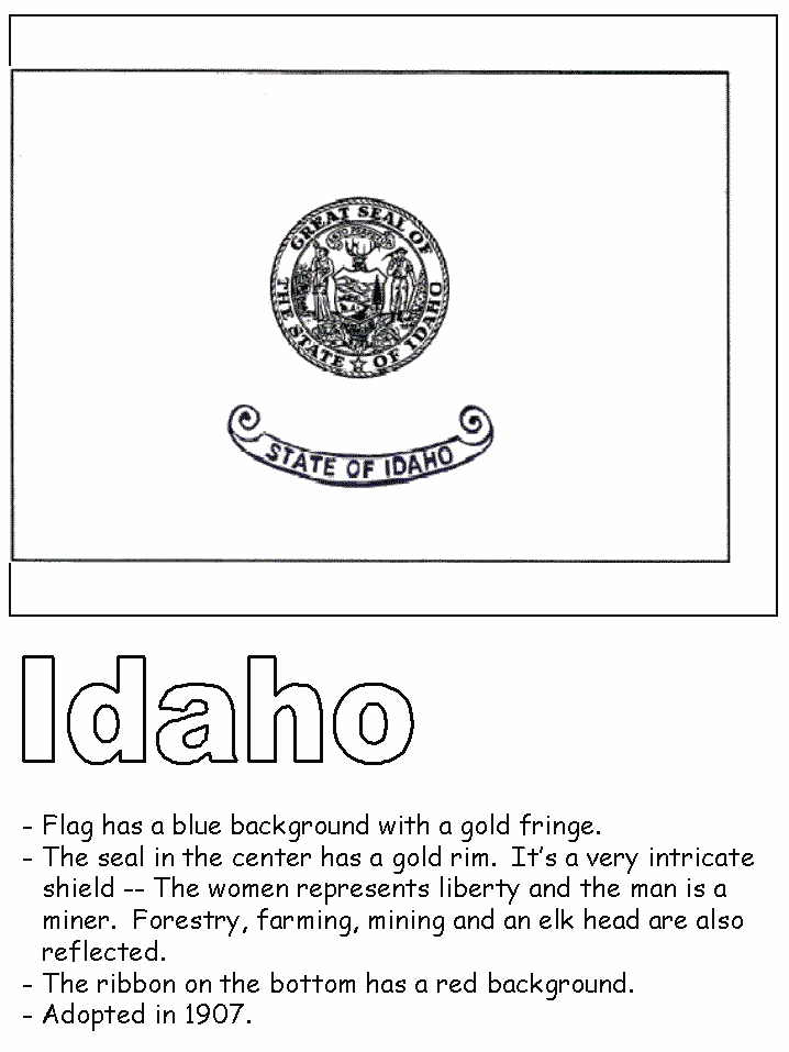 Idaho state flag