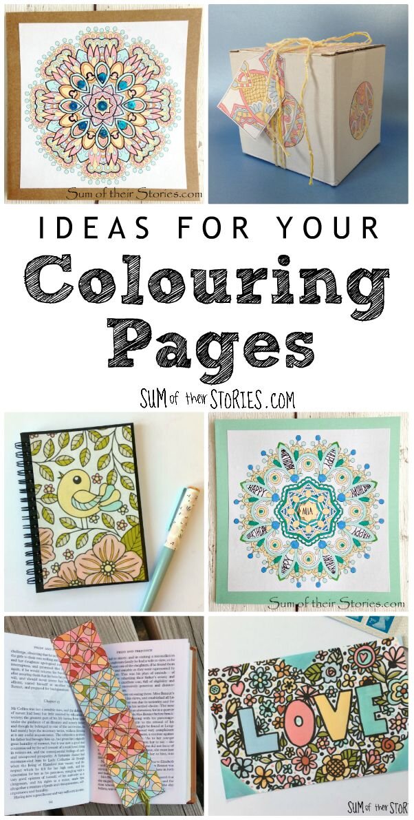 Ideas for your colouring pages â sum of their stories craft blog