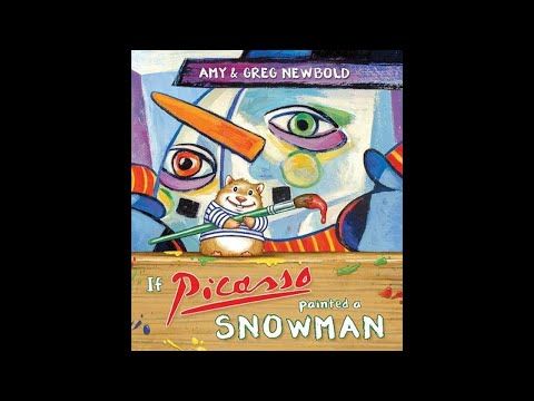 If picasso painted a snowman ideas snowman winter art lesson winter art