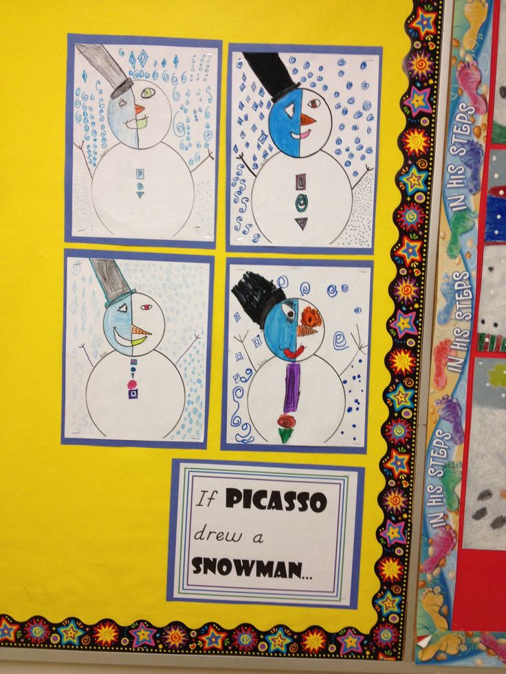 Picasso snowmen