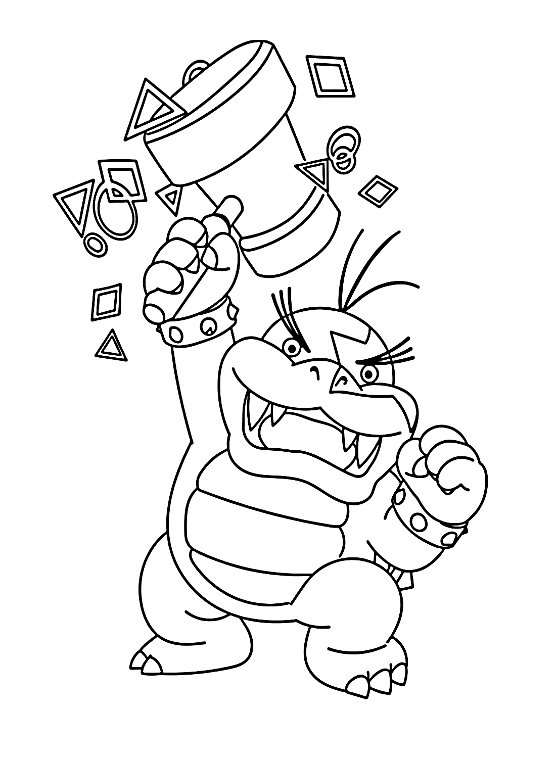 Koopalings coloring pages printable for free download