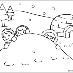 North and south poles coloring pages printable for free download