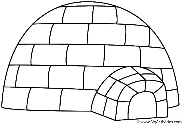 Igloo printable coloring pages coloring pages printable coloring pages printable coloring