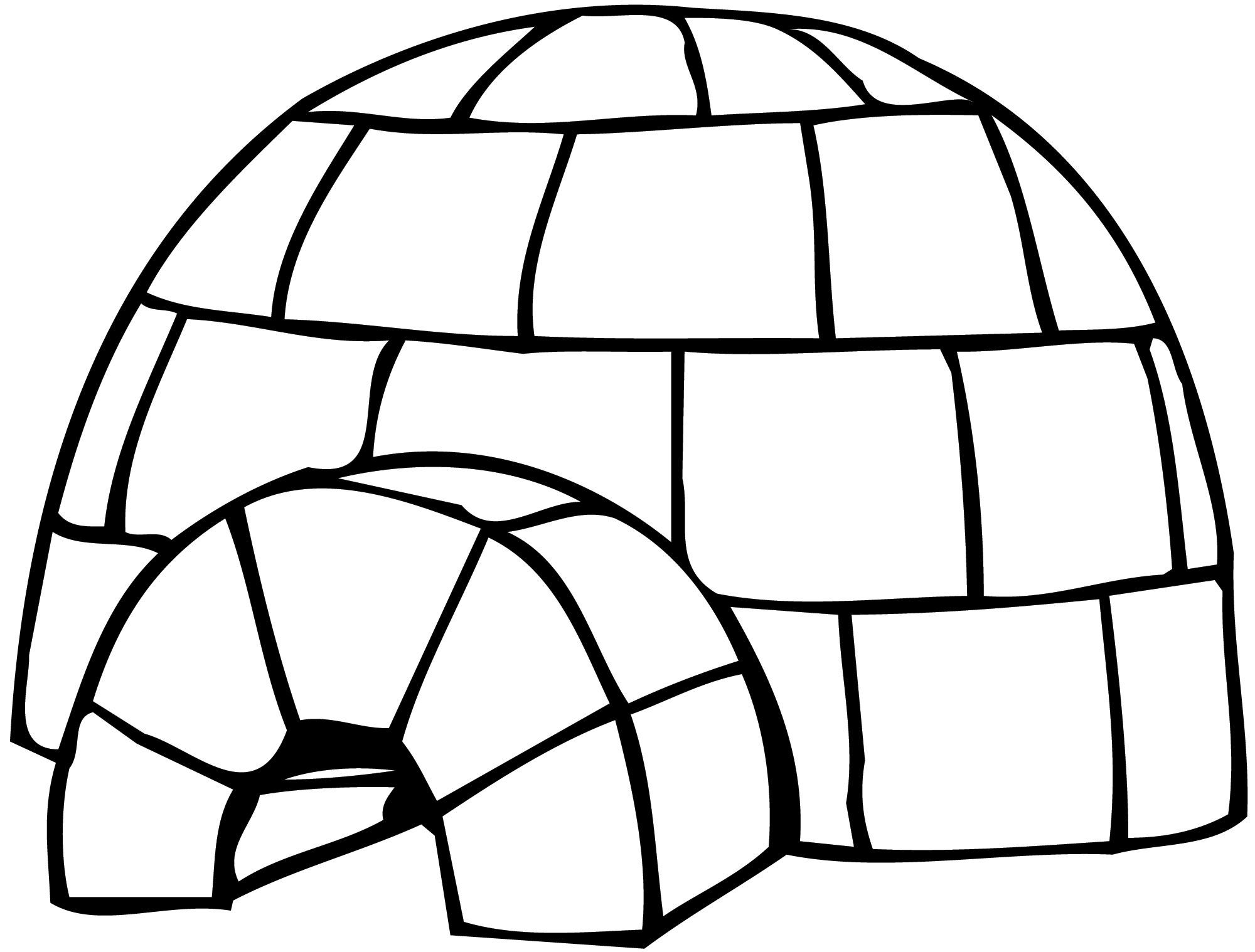 Igloo printable coloring pages penguen sanat etkinlikleri boya