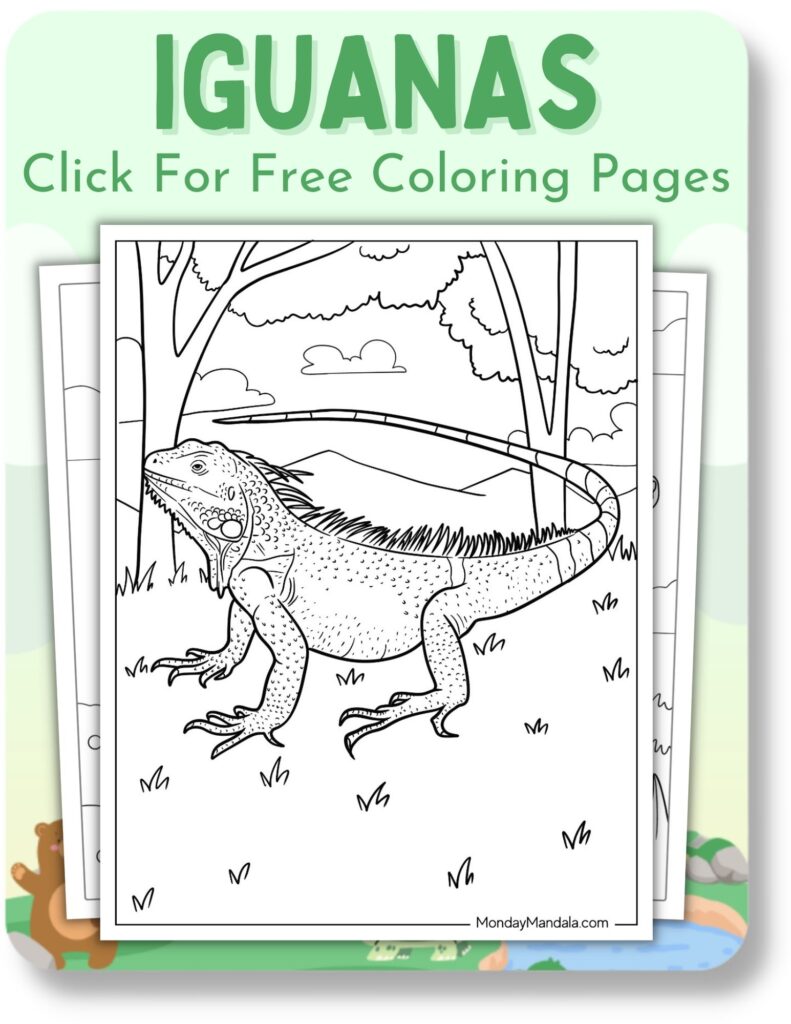 Animal coloring pages free pdf printables