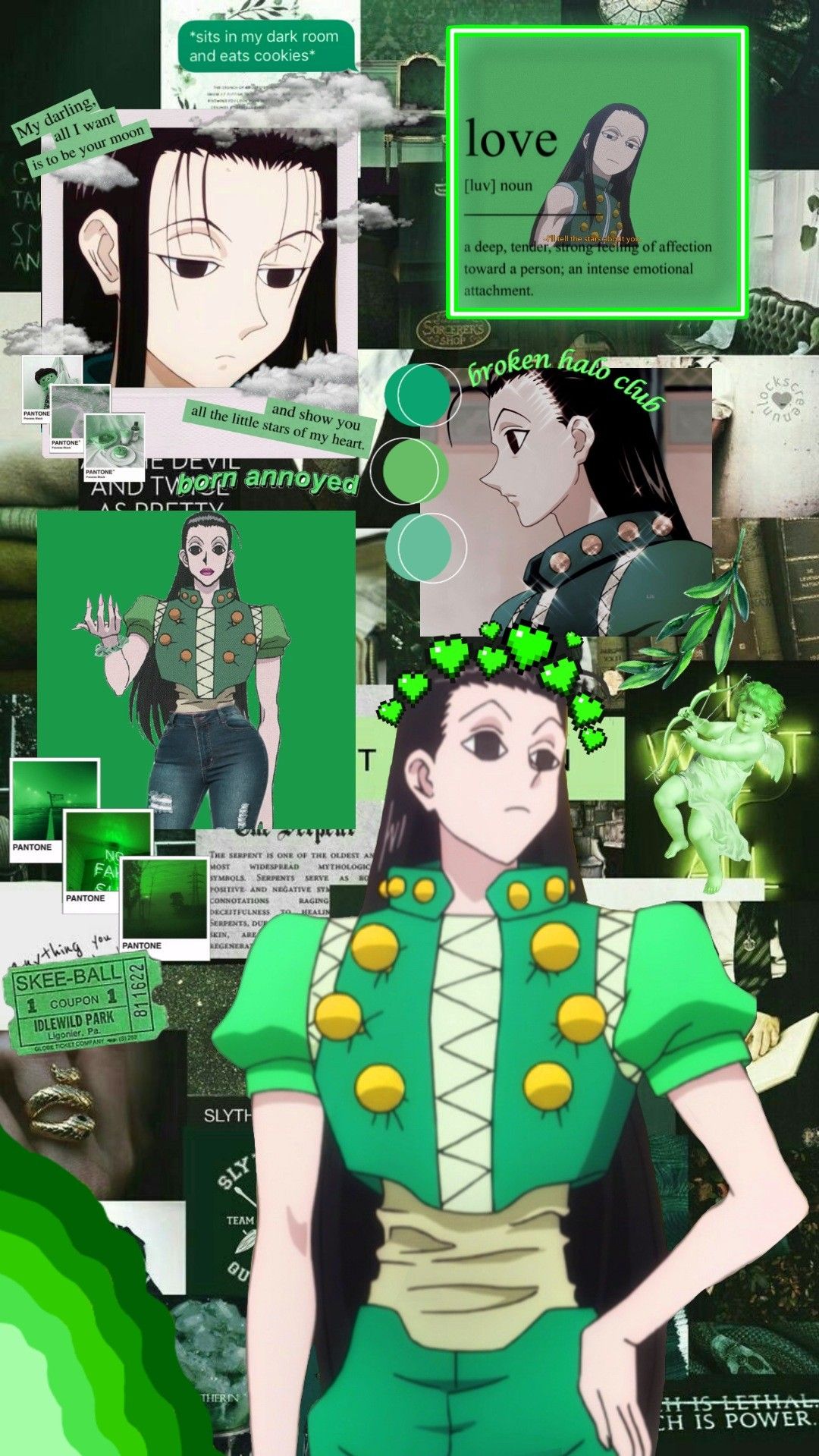 Illumi zoldyck wallpaper aesthetic in hunter anime kawaii wallpaper otaku anime