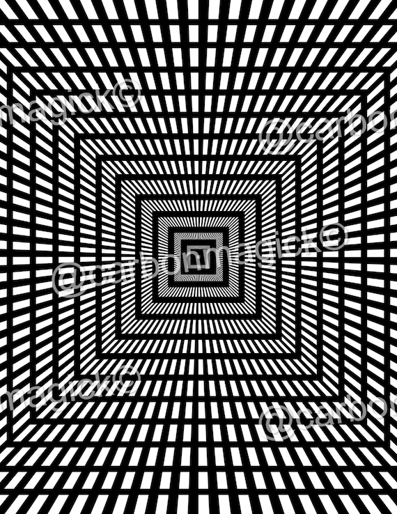 Optical illusion coloring pages