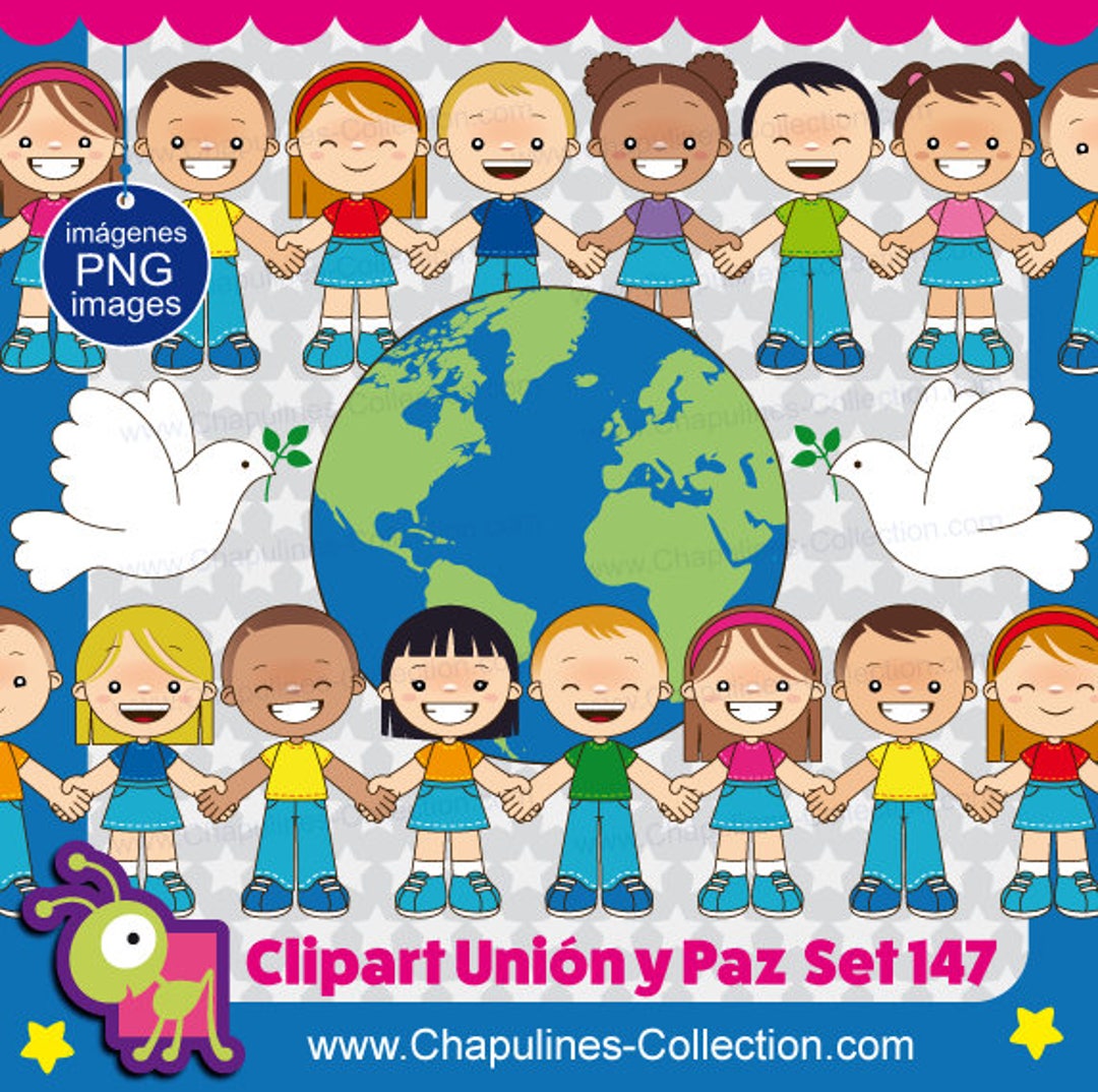 Union and peace clipart united nations day kids clipart digital png images set download now