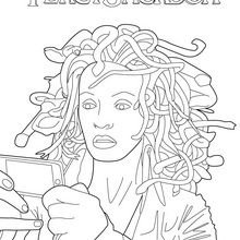 Medusa coloring pages