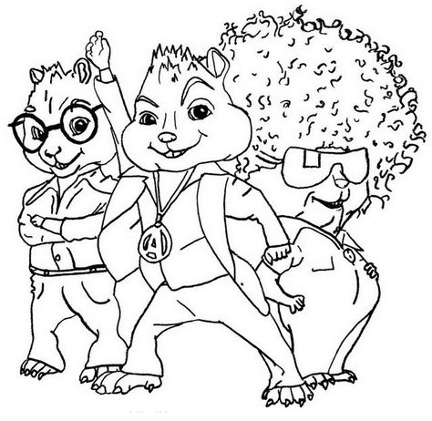 Theodore coloring page alvin and the chipmunks coloring pages chipmunks