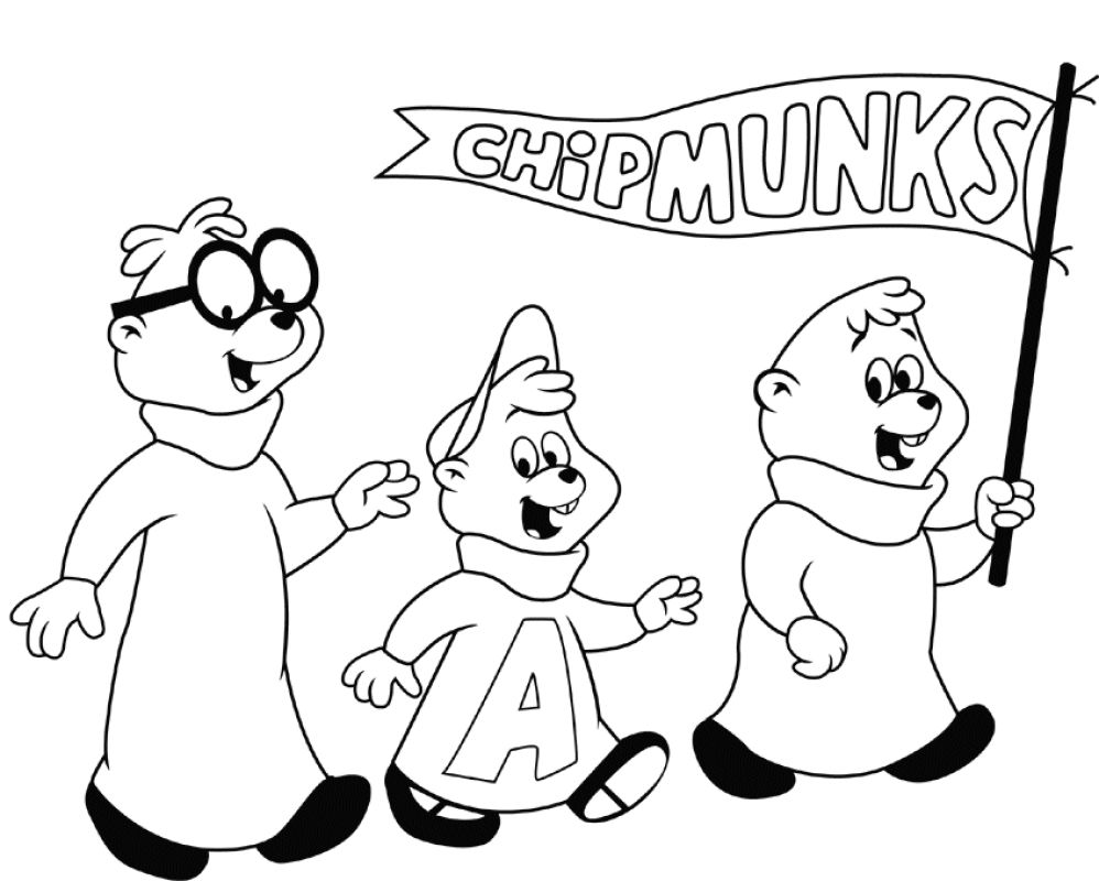 Dibujos para colorear alvin y las ardillas pãginas para colorear de navidad pãginas para colorear chipmunks