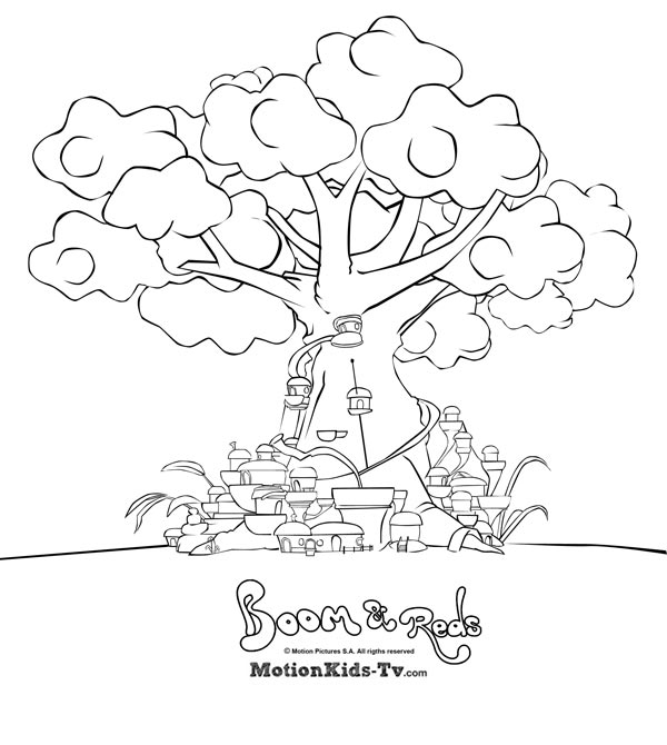 Boom and reds coloring pages for kids motionkids