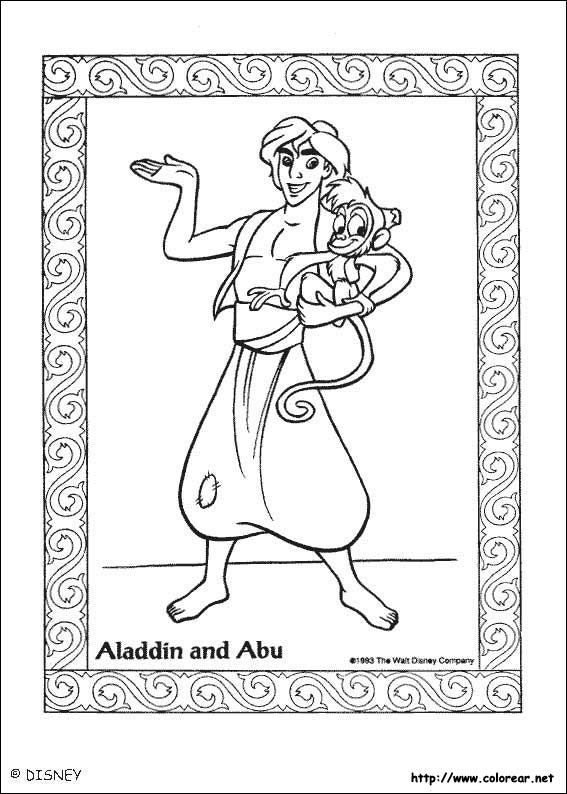 Dibujos para de aladdin