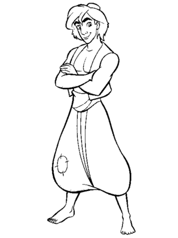 Aladdin coloring page free printable coloring pages ctoon coloring pages coloring pictures coloring pages