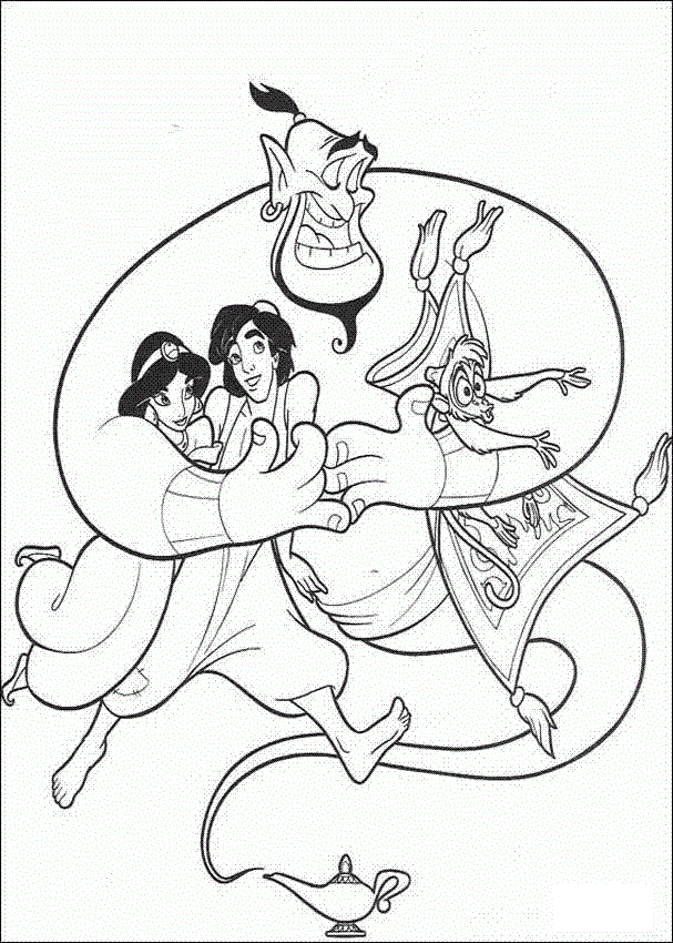 Free printable aladdin coloring pages for kids dibujos para colorear disney princesa para pintar colorear disney