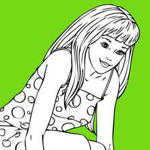 Barbie coloring pages