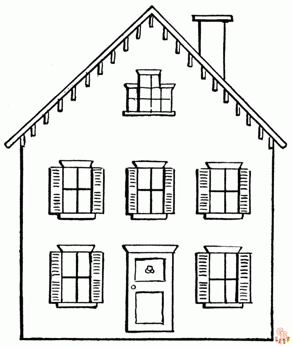 House coloring pages â pãginas imprimibles gratis para niãos