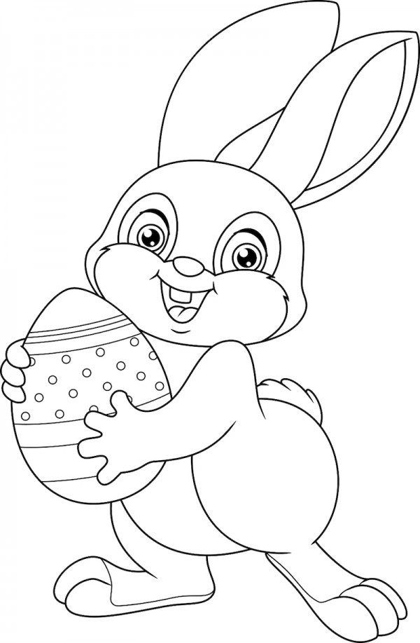 Dibujos de conejos para colorear â imãgen para imprimir y pintar colorear imãgen pãginas para colorear de pascua dibujo de conejo pascua para colorear