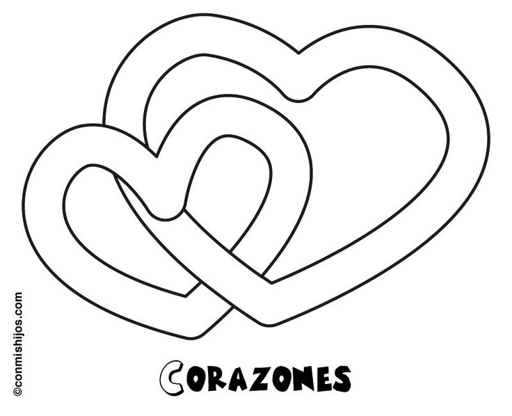 Dibujo de corazones pa imprimir y colore dibujos de corazones pãginas pa colore corazones