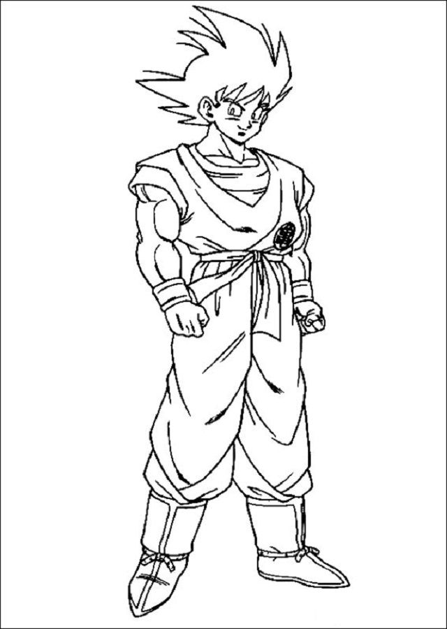 Ð dibujos para colorear dragãn ball z