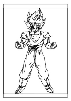 Explore the world of dragon ball z with our coloring pages collection pages