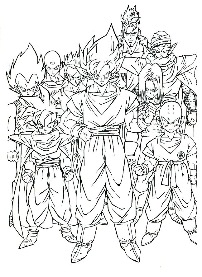 Juegos de colorear de dragon ball z dragon coloring page super coloring pages cartoon coloring pages