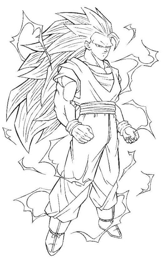 Dragon ball z imagenes para colorear desenhos dragonball goku desenho pãginas para colorir