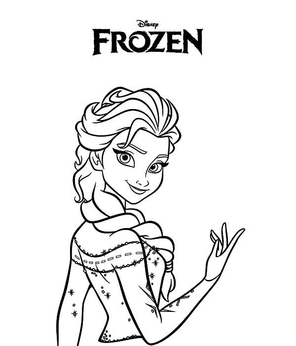 Free printable elsa coloring pages for kids