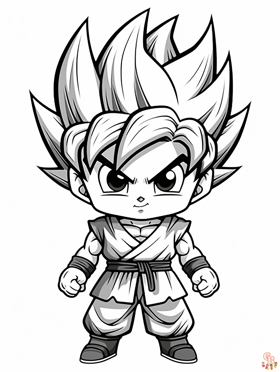 Dragon ball z coloring pages unleash your creativity