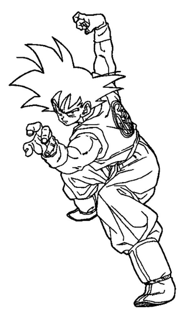 Dibujos para colorear goku dragon coloring page adult coloring pag dragon ball