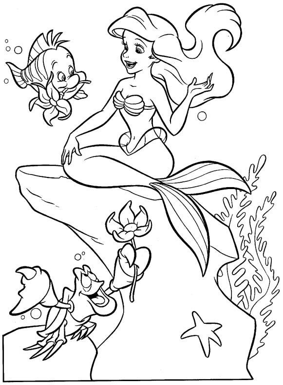 Little mermaid coloring sheet for rees party â ariel para colorir sereias para colorir denhos pra colorir