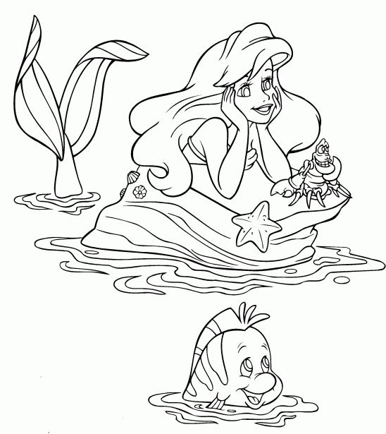 Cuentos infantil ariel para colorear la sirenita dibujos para imprimir sirena para colorear pãginas para colorear de princa colorear princas disney