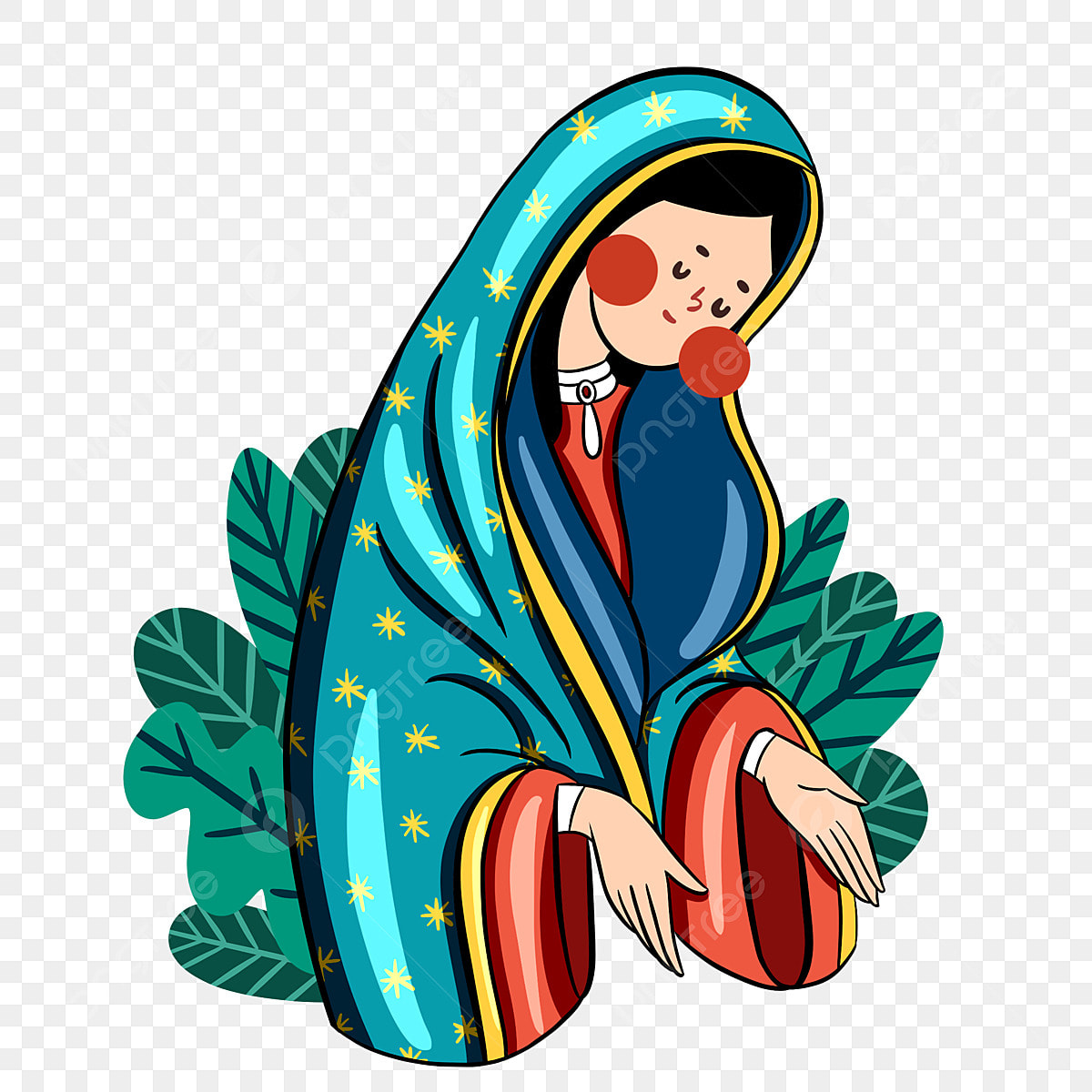 Virgin of guadalupe png transparent images free download vector files