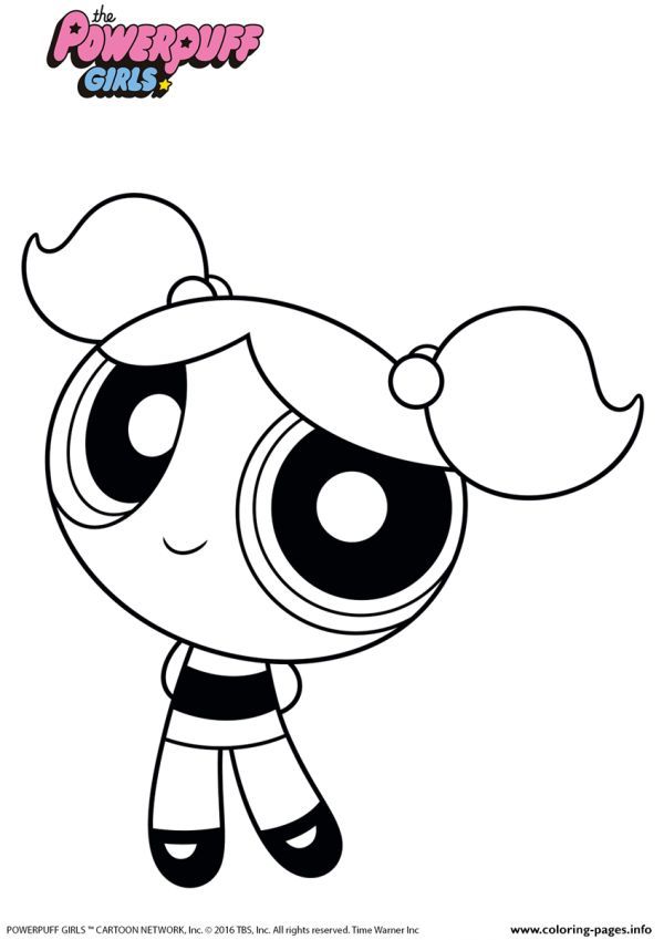 The powerpuff girls coloring pages pdf