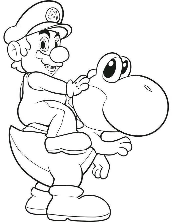 Download or print this amazing coloring page imagenes de mario bros para imprimir colâ mario coloring pages super mario coloring pages cartoon coloring pages