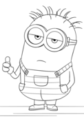 Minions coloring pages free coloring pages