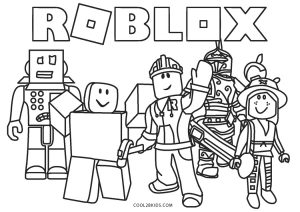 Free printable roblox coloring pages for kids