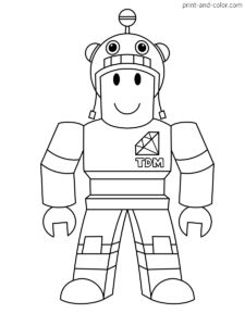 Roblox coloring pages print and color cartoon coloring pages coloring pages for boys printable coloring pages