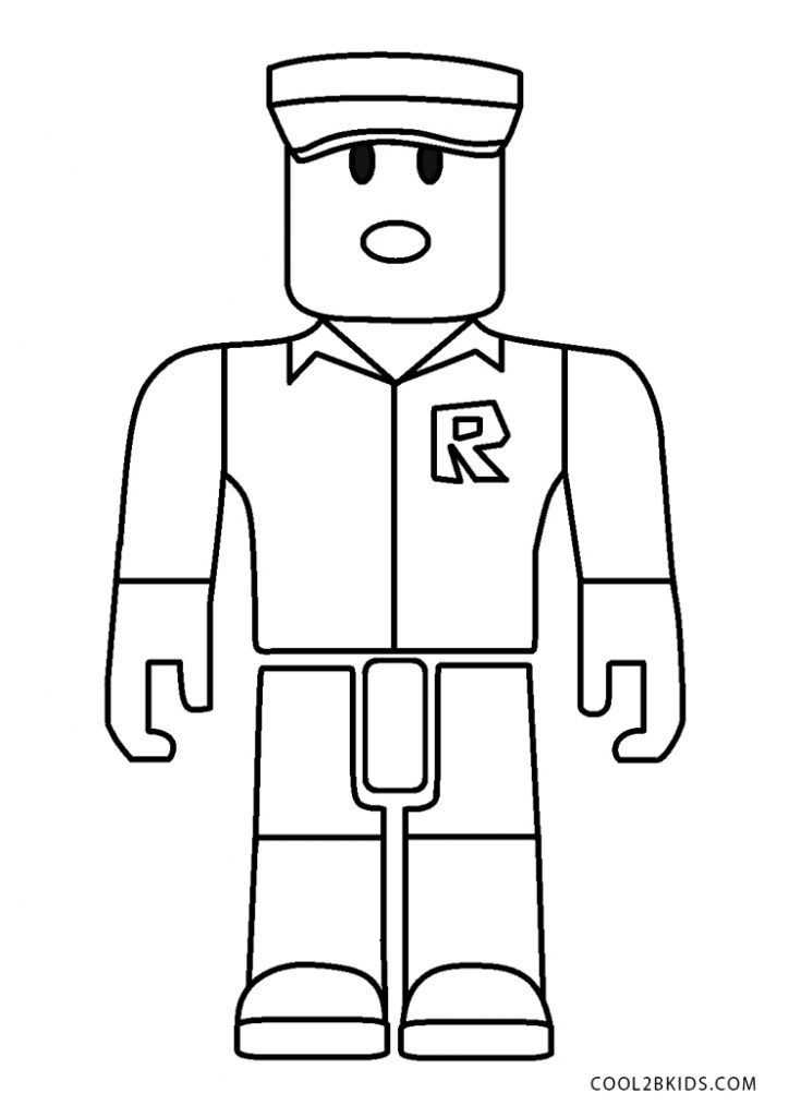 Dibujos de roblox para colorear