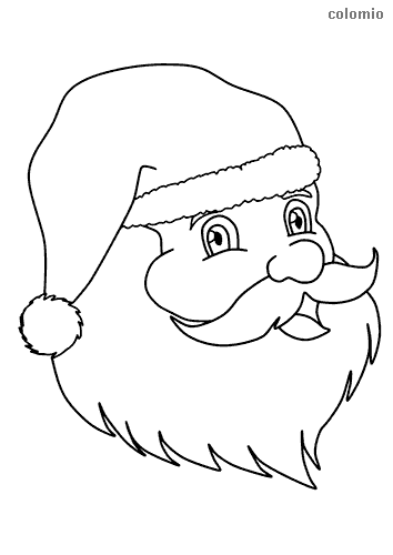 Santa claus coloring pages free printable santa coloring sheets