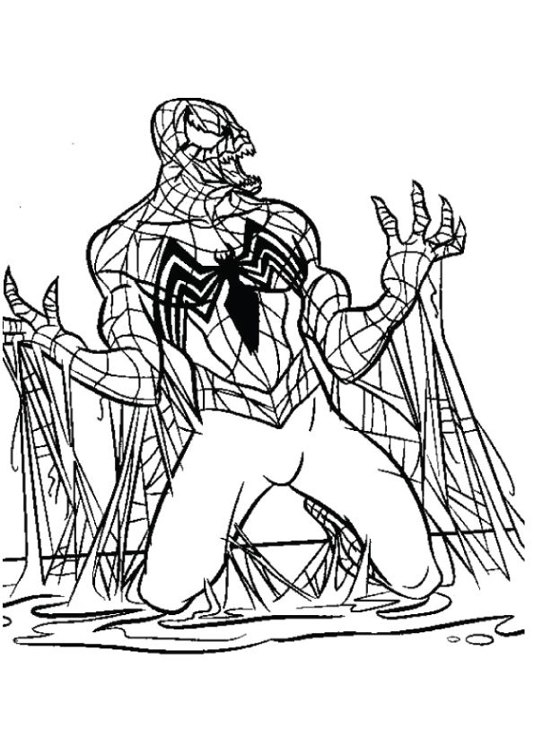 Coloring page mãlarbãcker spiderman teckningar