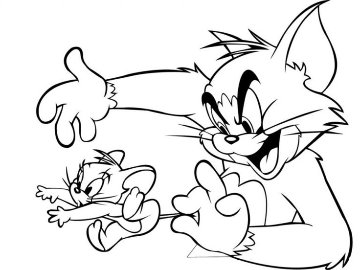 Free printable tom and jerry coloring pages for kids cartoon coloring pages tom and jerry cartoon tom and jerry drawing